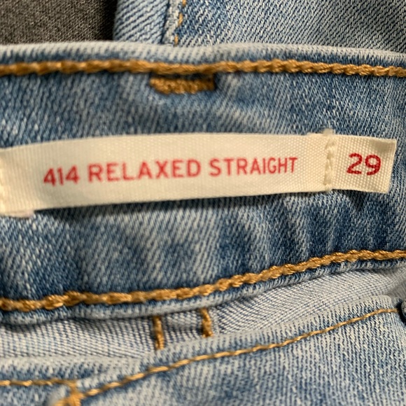 Levi Strauss jeans, 414 relaxed straight, size 29 - Picture 3 of 4